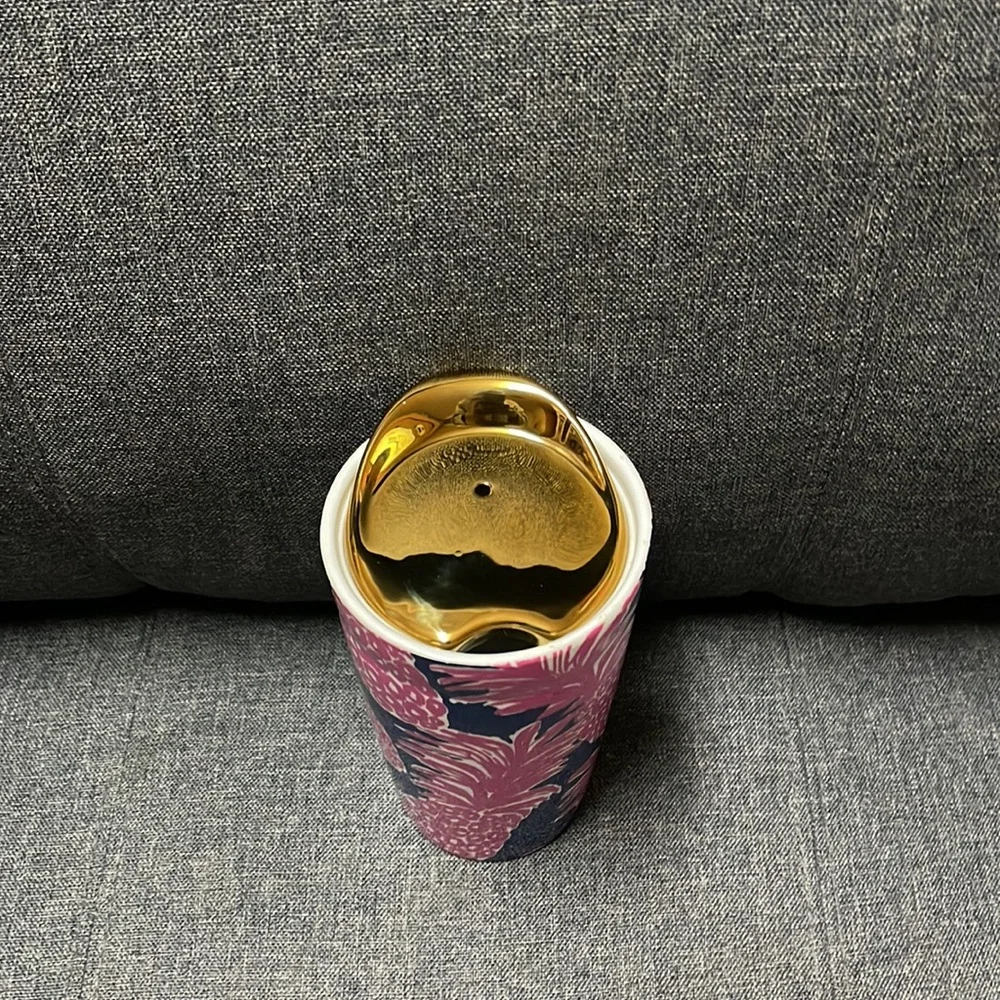 Lilly Pulitzer Flamenco Ceramic Travel Mug